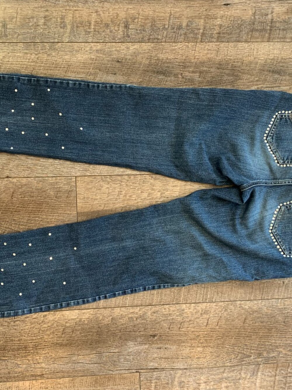 Denver Hayes dark wash bedazzled jeans - Picture 6 of 8